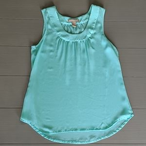 Banana Republic BR Women's Mint Green Sleeveless Tank Size Small S
